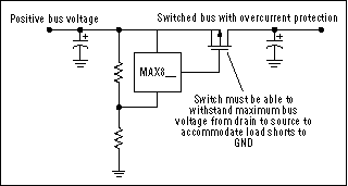 A Smart Solid-State Fuse Cures,Figure 6. Extending the load-disconnect idea to non-boost-converter circuits forms a solid-state fuse that is applicable to any DC-power bus.,第7张