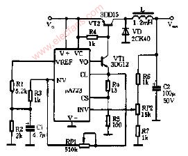 输出可调开关稳压器电路图,第2张