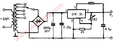 变压器抽头式稳压器电路图,第2张
