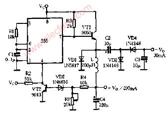 用555组成直流降压变换电路图,第2张