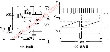 单稳电路用作分频器电路图,第2张