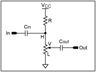 使用DS1802按钮数字电位器创建音频放大器-Using a,Figure 3. A simple mechanical potentiometer circuit that does not work with a digital potentiometer.,第8张