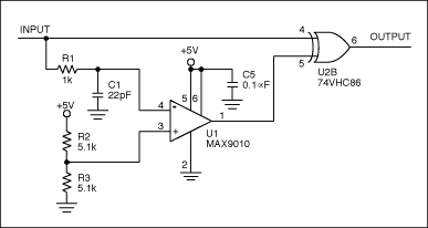 电路简单双打输入频率-Simple Circuit Doub,Figure 1. This circuit doubles the input frequency.,第2张