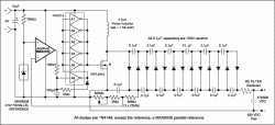 Bias Supply Powers Low-Power G,Figure 1. This high-voltage bias supply for a Geiger-Mueller tube features small size and low power consumption.,第2张