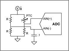 理解单端，伪差分和全差分ADC输入-Understandin,Figure 7. Wheatstone bridge application.,第9张