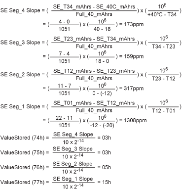 如何在DS2784中存储电量计参数,Equation 12,第15张