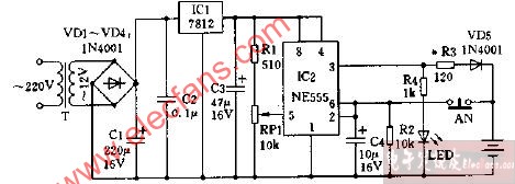 电池自动充电器电路图,第2张