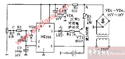 脉冲式自动充电器1电路图,第2张