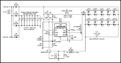 Reference Design for a 5S2P AR,Figure 1. Schematic of the LED driver.,第2张