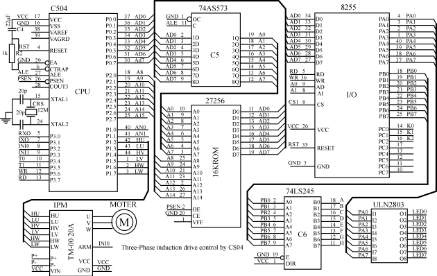 基于C504单片机的变频调速系统,第2张