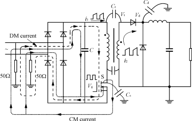 开关电源基于补偿原理的无源共模干扰抑制技术,第2张
