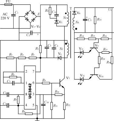 UC3842组成的充电器电路,第2张