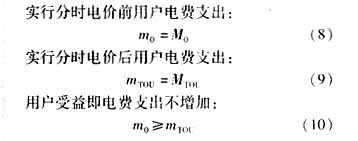 削峰填谷最优时基于DSM分时电价的确定与分析,第7张