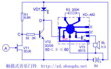 实用门铃电路图,第10张