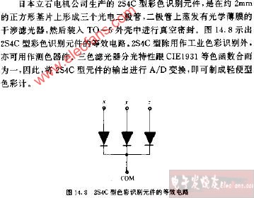 2S4C型彩识别元件的等效电路图,第2张