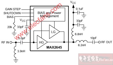 MAX2645 SiGE 2.45 GHZ LNA原理图,第2张