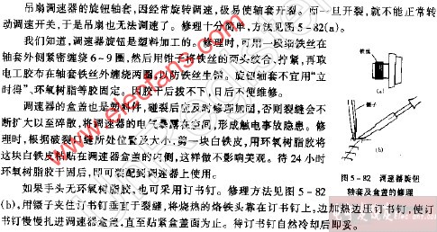 巧修吊扇调速器旋钮轴套、盒盖,第2张