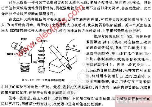 拉焊天线齐根断的修理,第2张