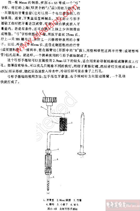 自制弓形手摇钻,第2张