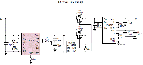 Linear LTCR3625可编程超大电容充电方案,第6张