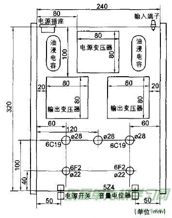 6C19小功率单端胆机制作,第4张