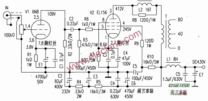 EL156自制电子管功放,EL156自制电子管功放  www.elecfans.com,第2张