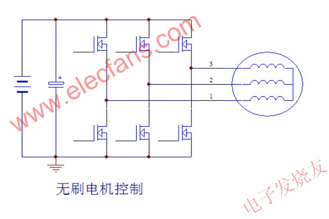 RU75N08电动自行车控制器专用功率场效应管,三相结构的无刷PWM控制 www.elecfans.com,第2张