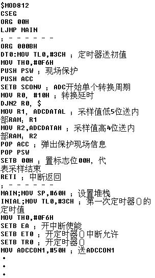 微控制器AduC812的P1口的应用,第5张