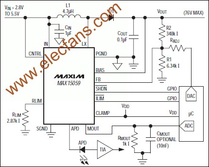 MAX15059高压boost转换器和电流监测器,第2张