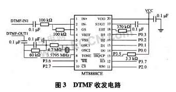 智能无线防盗报警器的设计实现,DTMF收发电路,第4张