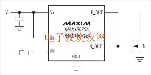 MAX15070A, MAX15070B 极小延时的微型MO,MAX15070A, MAX15070B 极小延时的微型MOSFET驱动器 www.elecfans.com,第2张