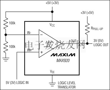 MAX917 - MAX920可不带电压基准的超摆幅功率比较,MAX917 - MAX920可不带电压基准的超摆幅功率比较器 www.elecfans.com,第2张