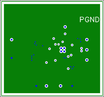 Layout Guidelines with Example,Figure 10. Inner Layer 1, power ground.,第11张