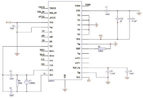 基于nRF905模块和C8051F单片机的无线收发系统设计,第4张