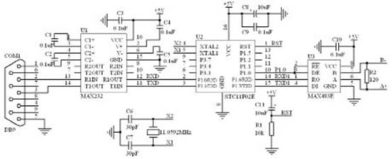 利用STC11F02E的RS232RS485转换器设计方案,第5张