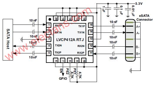 SN75LVCP412A应用电路,第2张