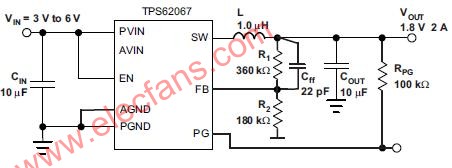 TPS62067应用电路,第2张