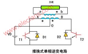 变压器中心抽头推挽式单相逆变电路,第2张