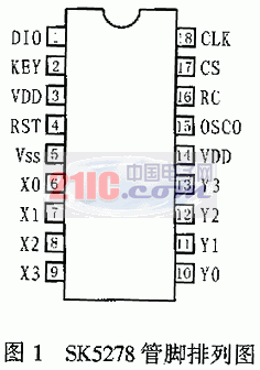 串行接口键盘控制器SK5278在单片机系统中的应用,第2张