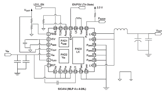 基于SiC414设计的6A降压电源稳压技术,第3张