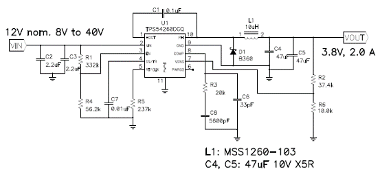 基于TPS54260设计的GSM电源解决方案,第7张