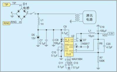 几种电话线馈电电路原理介绍及设计,第3张