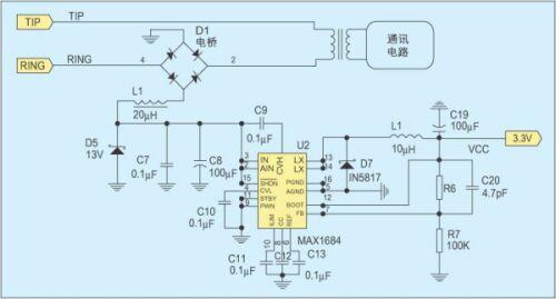 几种电话线馈电电路原理介绍及设计,第5张