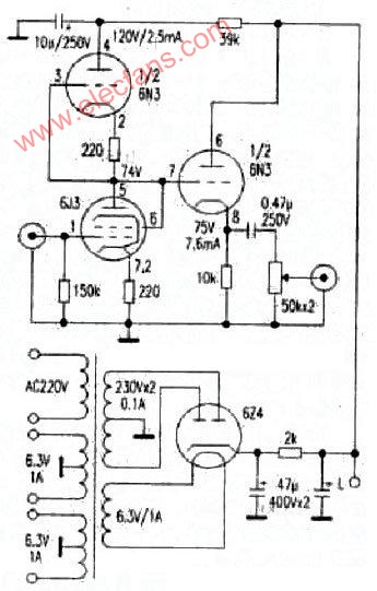 利用6J3和6N3设计耳机放大及前级放大器的实现方法,第2张
