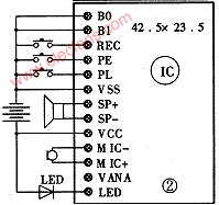 单片语音录放电路模块及其应用,第3张