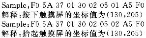 基于LJD-ZN-8400T智能触摸液晶显示终端与单片机的接,第9张