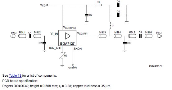 基于BGA7127设计的400-2700MHz 0.5W高线,第5张