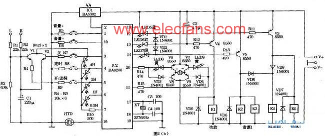 用BA5104BA8206制作音响遥控电路的方法,第4张