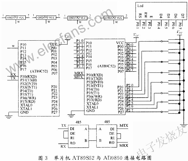 基于数字温度传感器DSl8B20芯片的多点测温系统,第5张