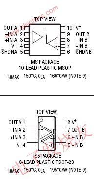 轨至轨输入输出运算放大器LTC6246LTC6247L,第6张